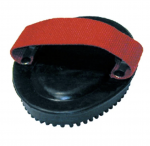 WEB HANDLED RUBBER CURRY COMB