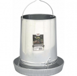 LITTLE GIANT HANGING POULTRY FEEDER W/PAN GALVANIZED 30#