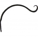 CURVED UPTURN HANGER HOOK 12"