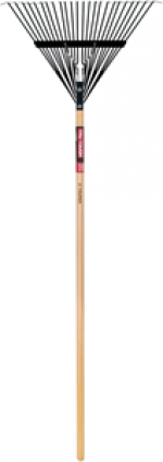 TRU TOUGH 24" STEEL LEAF RAKE