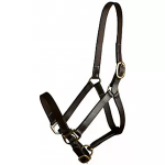 GATSBY LEATHER ADJUSTABLE TURNOUT HALTER COB